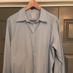 Button down light blue